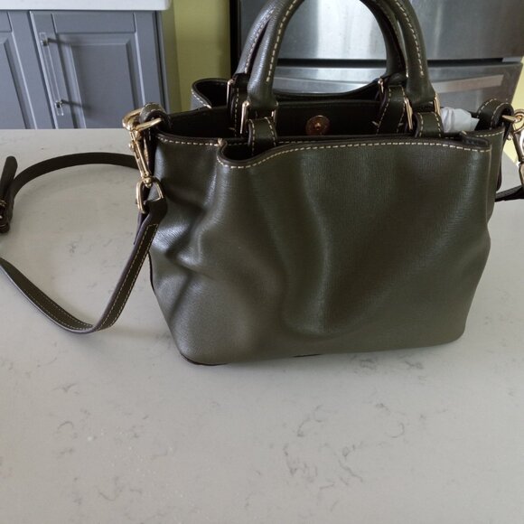 Dooney& Bourke Mini Barlow Saffiano in Olive color - Picture 3 of 8